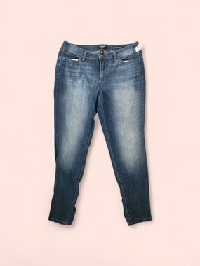 Nine West Women’s Blue Mid-Rise Stretch Jeans 12